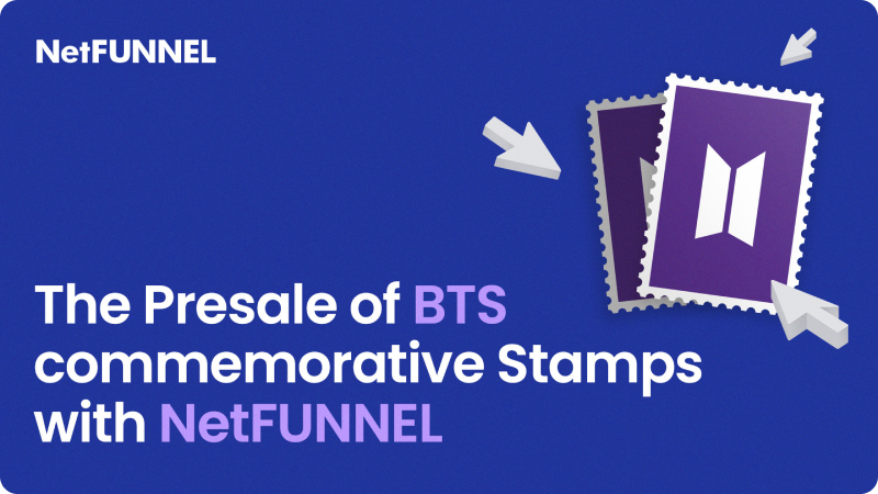 BTS Commemorative Stamps Sale With NetFUNNEL| 120,000 stamps sold out in 3 hours | NetFUNNEL Report